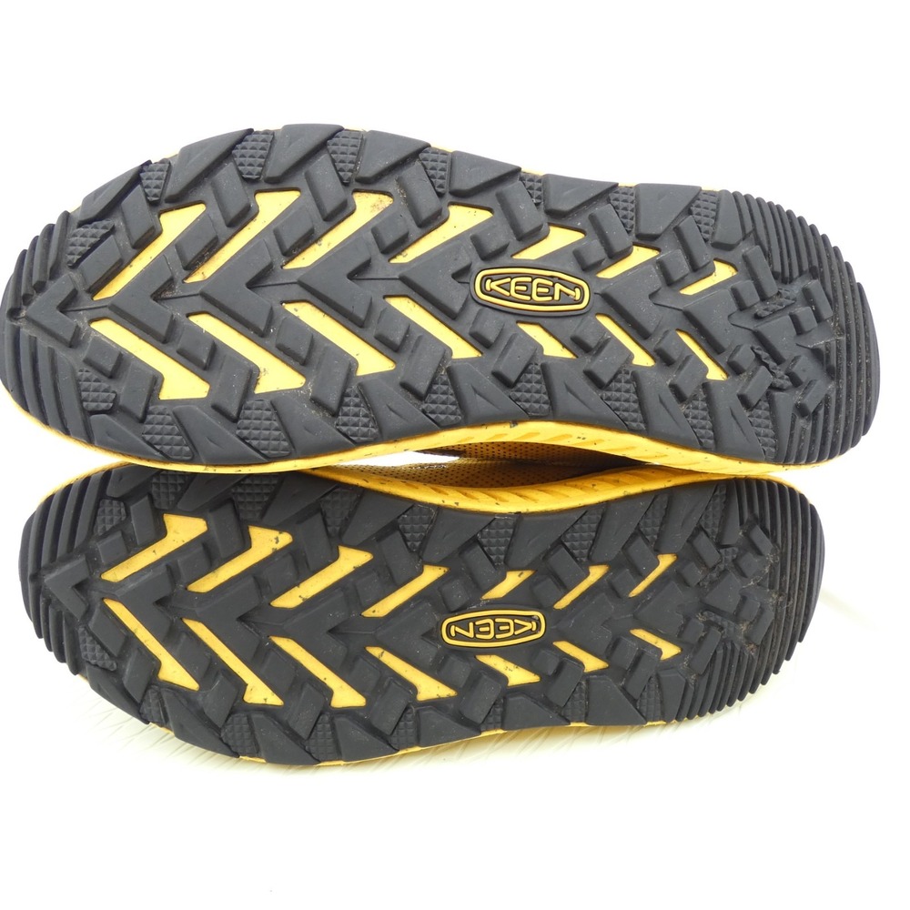 Keen WK400 Walking 1027061 Mens 10 Shoes Yellow Black Lace Up Athletic Sneakers - Picture 7 of 9